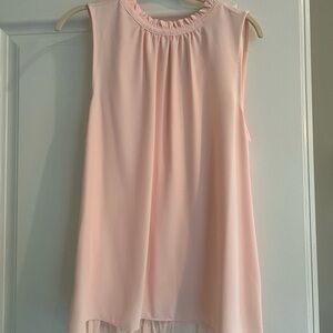 LOFT Pink Ruched Blouse
